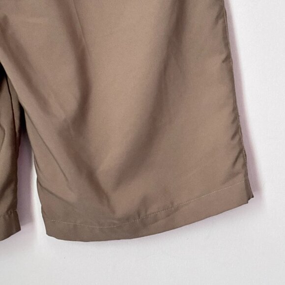 Adidas Men's Beige Neutral Minimalist Bermuda Dress Shorts Size 30 -d60 - Picture 12 of 15